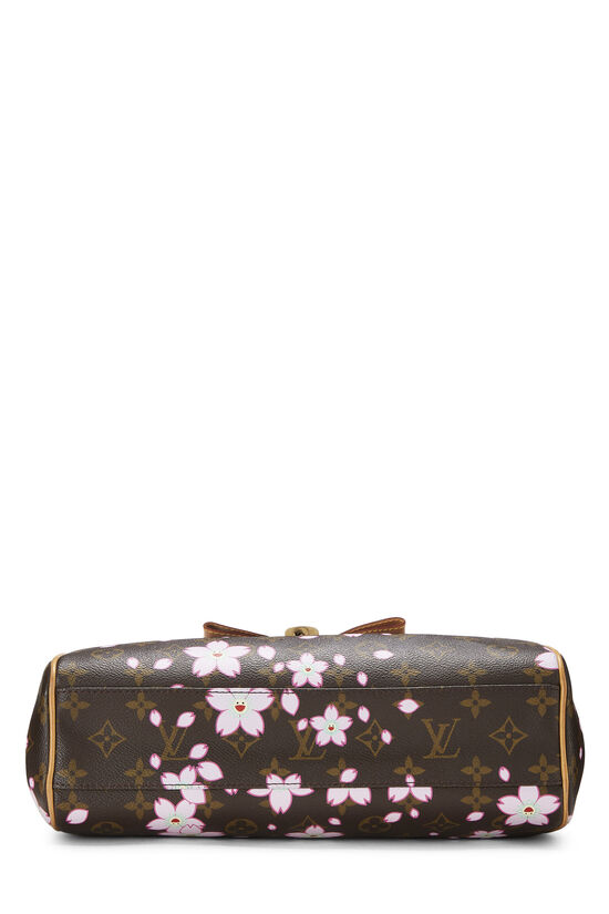 Vintage Louis Vuitton x Takashi Murakami Pink Monogram Cherry Blossom Sac  Retro Gold Hardware