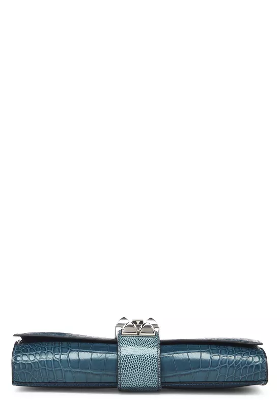 Colvert Alligator & Petrole Lizard Box Medor 23, , large image number 4