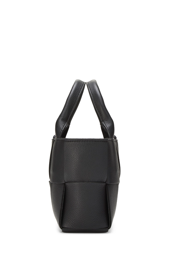 Black Calfskin Maxi Intrecciato Candy Arco Tote, , large image number 2