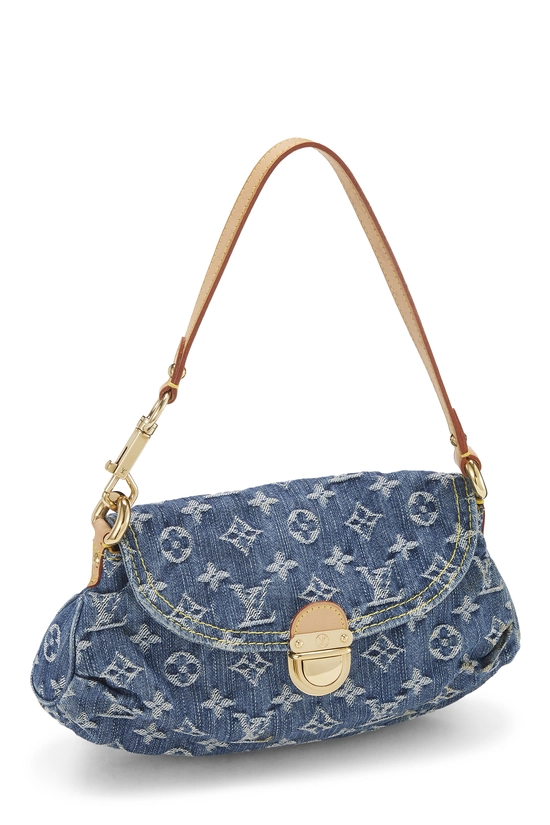 Blue Monogram Denim Pleaty Mini, , large image number 1