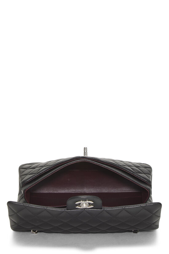 Black Quilted Lambskin Classic Double Flap Medium, , large image number 5