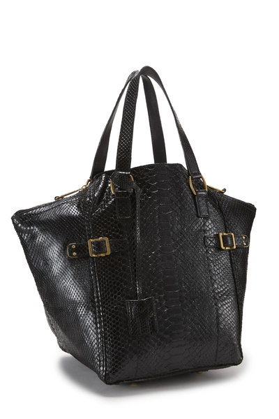 Black Python Downtown Tote, , large