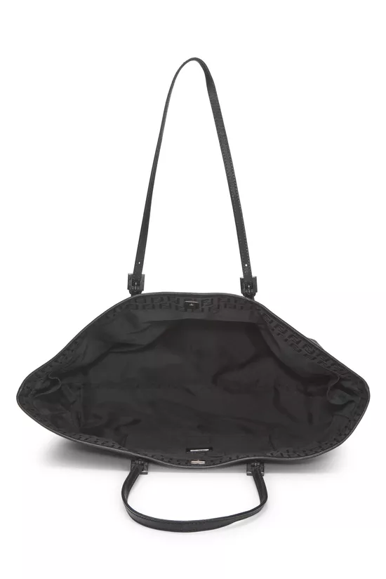 Black Zucchino Canvas Roll Tote, , large image number 5