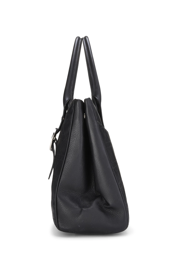 Black Calfskin D Buckle Tote, , large image number 2