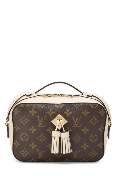 Louis Vuitton Cream Monogram Canvas Saintonge