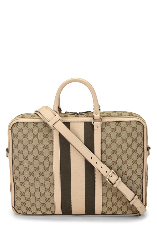 Original GG Canvas Web Briefcase, , large image number 3