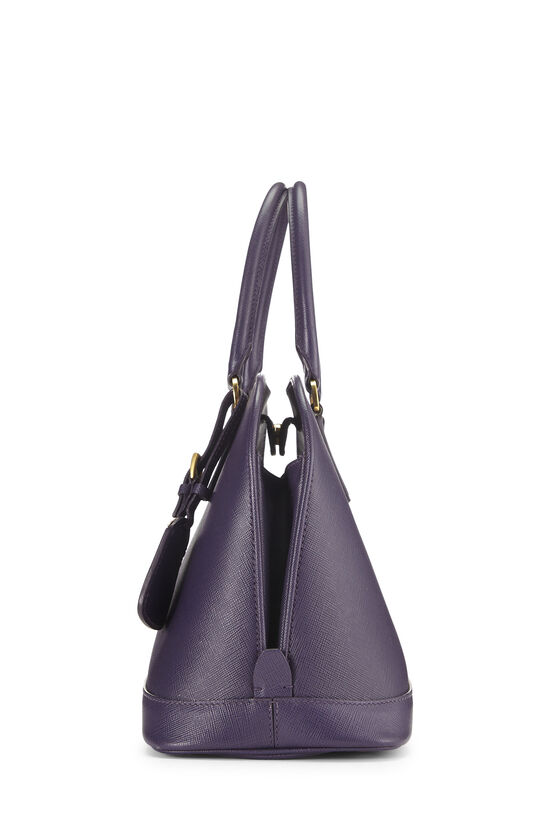 Purple Saffiano Dome Tote, , large image number 2