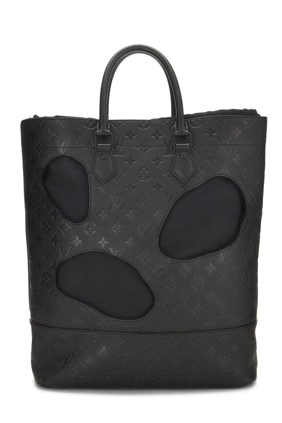 COMME DES GARÇONS x Louis Vuitton Black Monogram Empreinte Bag with Holes, , large image number 3