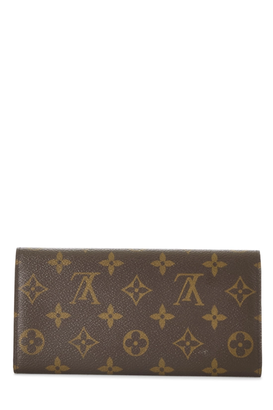 Green Monogram Canvas Emilie Wallet, , large image number 2