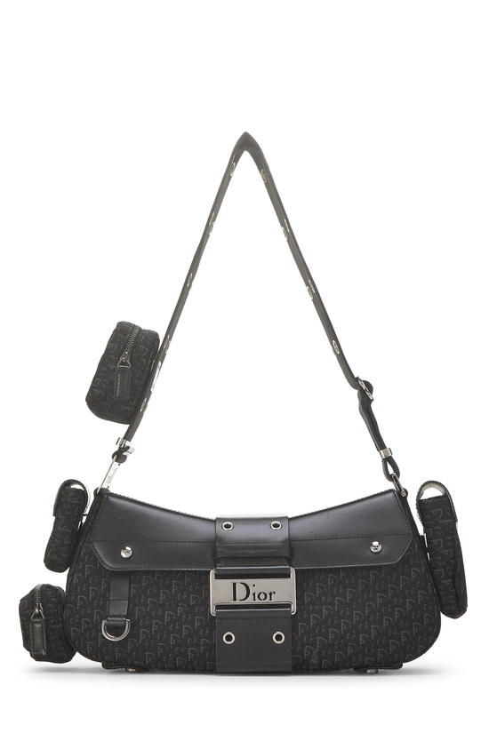 Black Diorissimo Canvas Street Chic Columbus Shoulder Bag, , large image number 0
