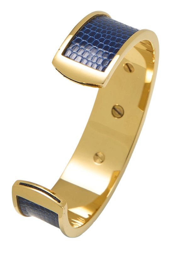 Navy Gold Kelly Cuff, , large image number 1