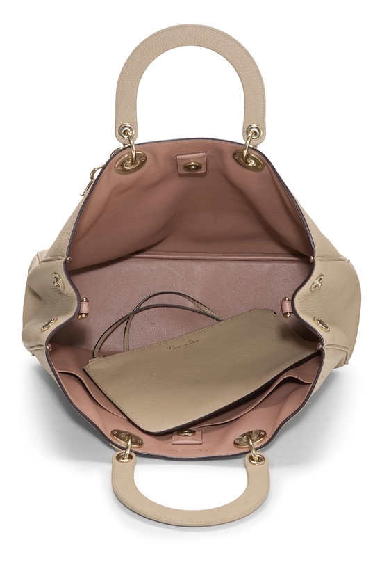 Beige Leather Diorissimo Large, , large image number 5