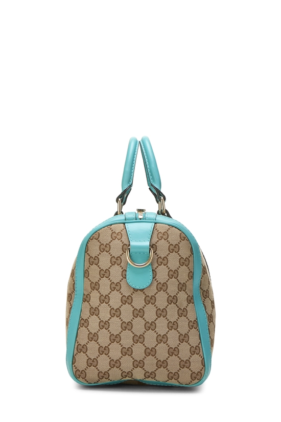 Blue Original GG Canvas Vintage Web Boston Bag Medium, , large image number 2