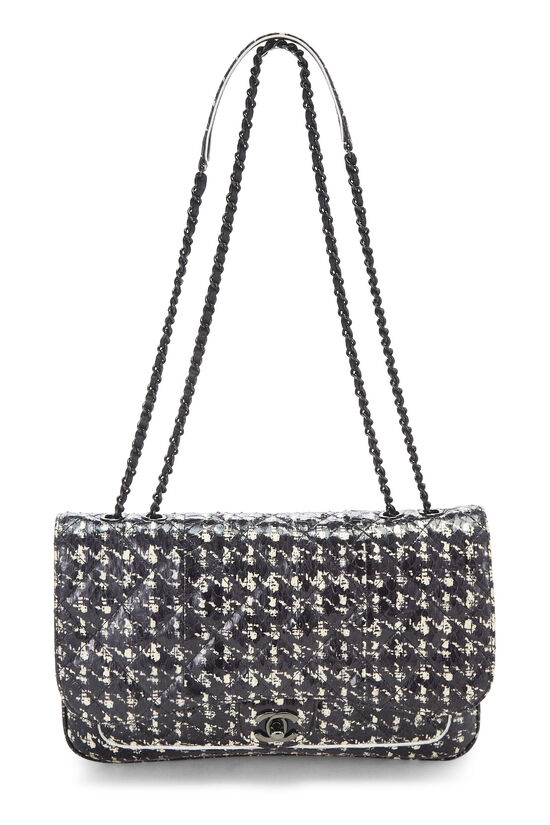 Buy Chanel Perfect Edge Flap Bag Python Jumbo Black 2705202