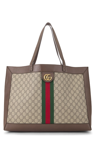 Gucci Original GG Supreme Canvas Ophidia Tote Medium