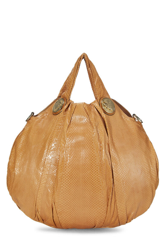 Tan Python Hysteria Tote Large, , large image number 5