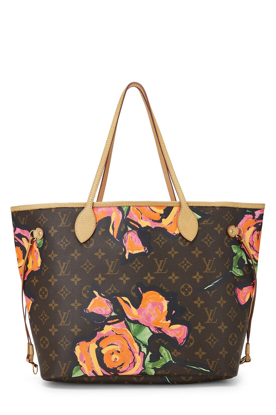 Stephen Sprouse x Louis Vuitton Monogram Canvas Roses Neverfull MM , , large image number 4