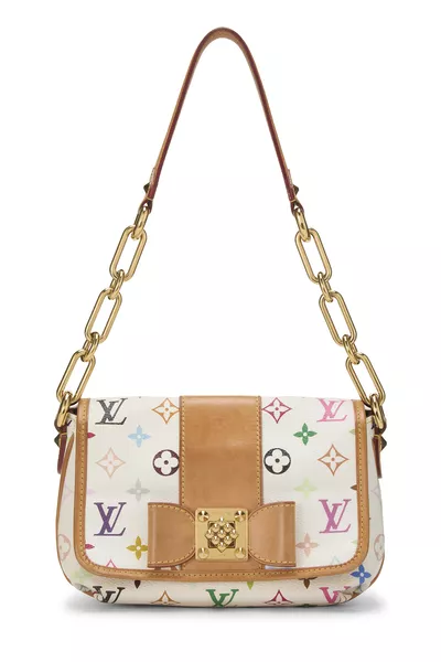 Takashi Murakami x Louis Vuitton White Monogram Multicolore Patty