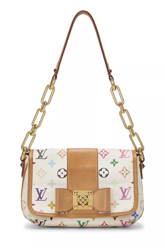 Takashi Murakami x Louis Vuitton White Monogram Multicolore Patty, , large image number 0