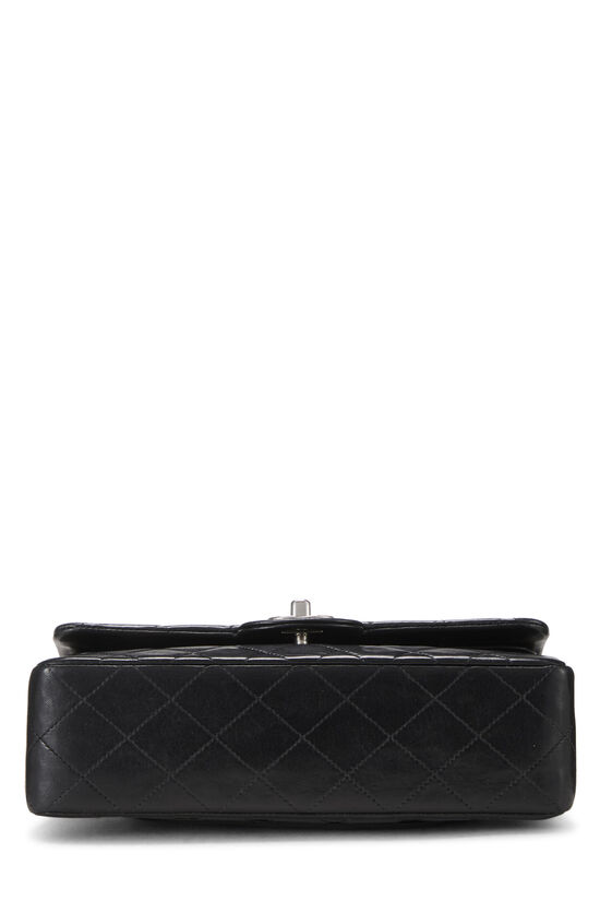 Black Quilted Lambskin Classic Double Flap Small, , large image number 4
