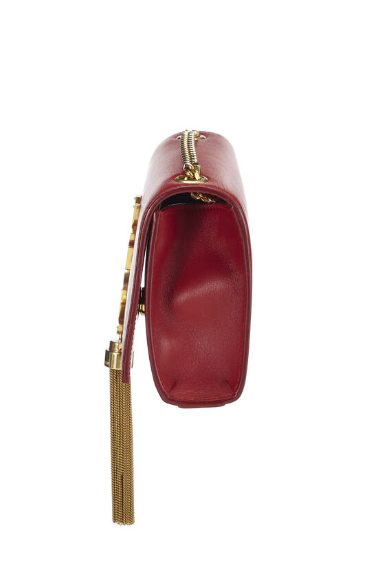Red Calfskin Kate Tassel Crossbody Small, , large image number 2