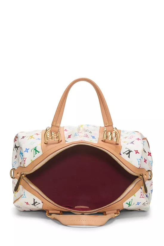 Takashi Murakami x Louis Vuitton White Monogram Multicolore Courtney GM, , large image number 5
