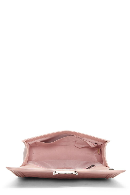 Pink Quilted Calfskin Boy Bag Large, , large image number 6
