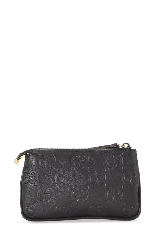 Black Guccissima Key Case, , large image number 2