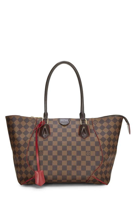 Damier Ebene Caissa Tote MM, , large image number 0