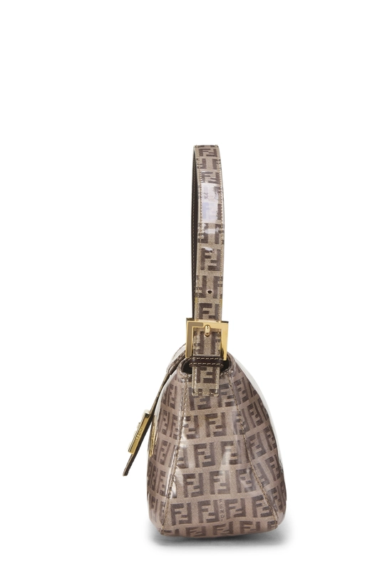 Brown Zucchino Vinyl Shoulder Bag, , large image number 2