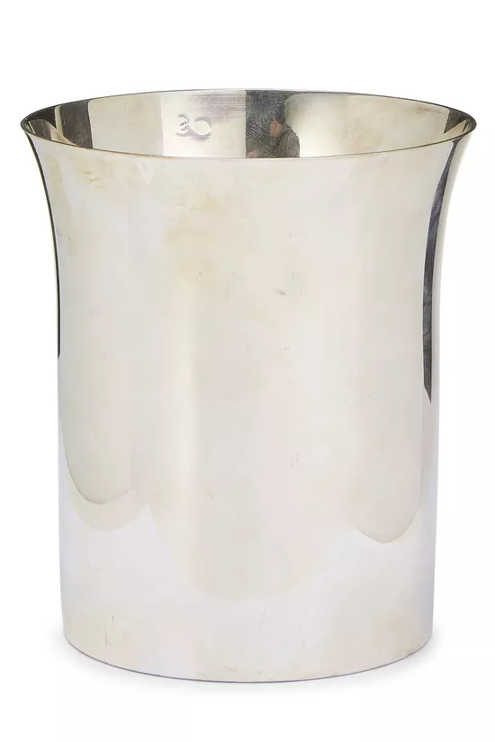 Silver Plated Circular Vase, , large image number 0