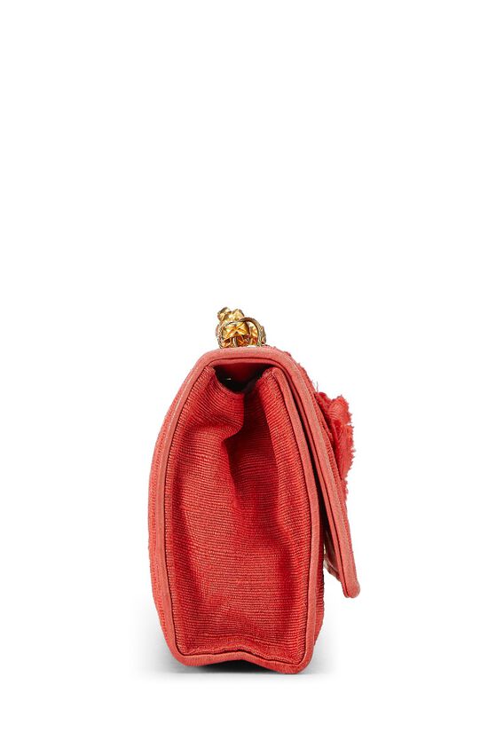 Chanel Red Quilted Flower Flap Mini - What Goes Around Comes Around
