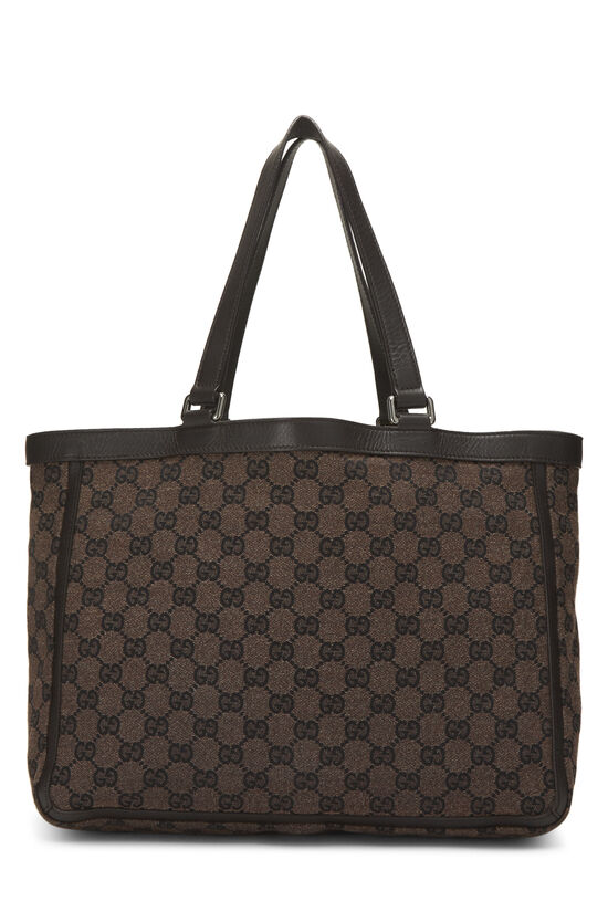 Pre-Owned Brown GG Canvas Abbey Pocket Tote QFB1800E0B015