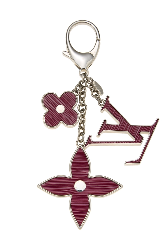 Purple Fleur De Epi Bag Charm, , large image number 1