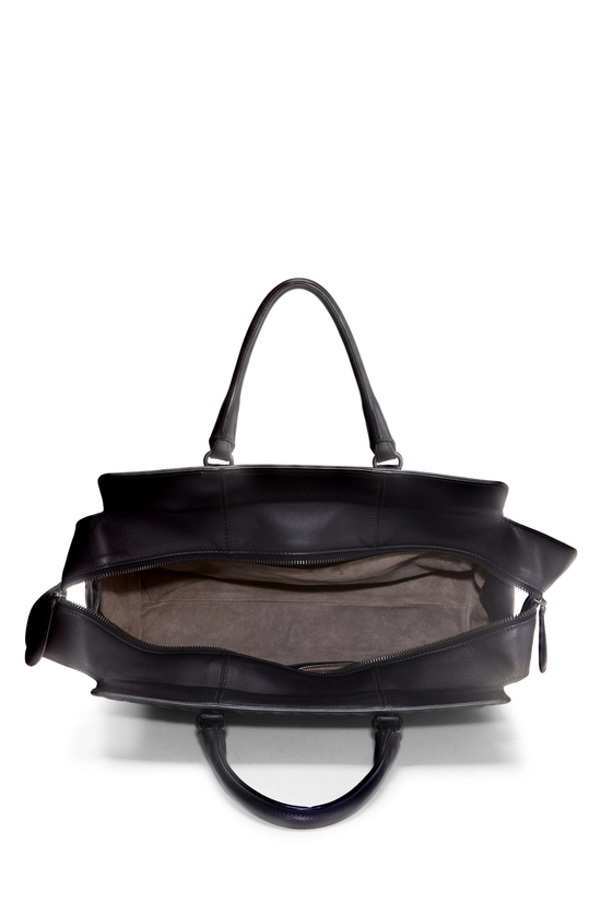 Black Intrecciato Monaco Tote Medium, , large image number 5