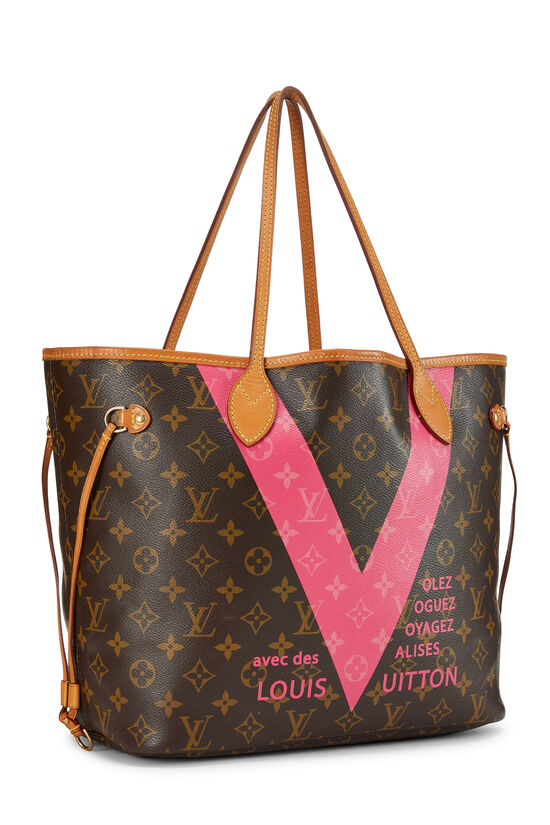 Louis Vuitton Monogram Neverfull mm with Light Pink Interior
