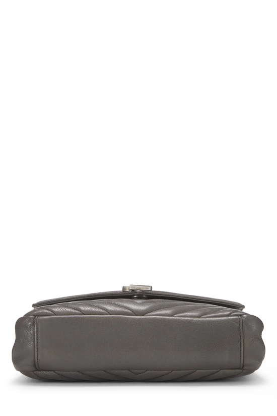 Grey Chevron Leather College Medium, , large image number 4