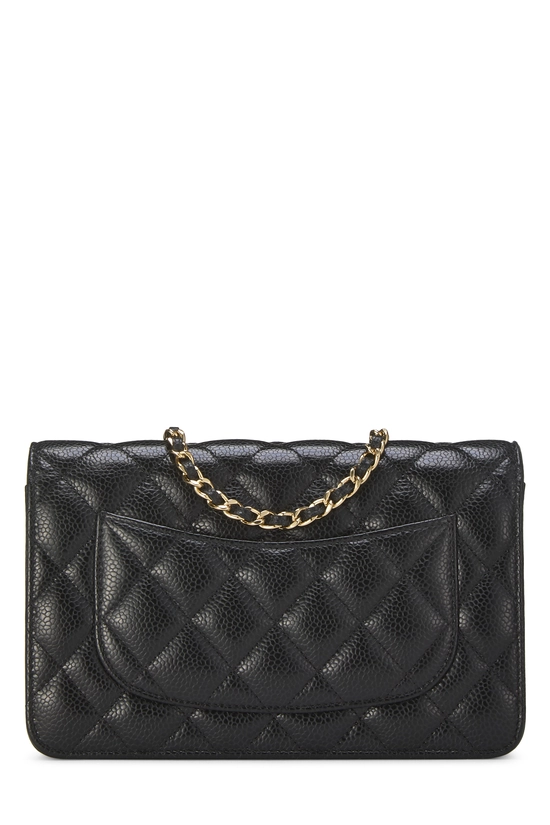 Black Caviar Classic Quilted Wallet On Chain (WOC), , large image number 3