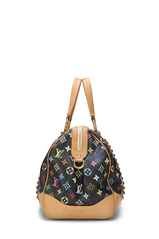 Takashi Murakami x Louis Vuitton Black Monogram Multicolore Courtney GM, , large image number 2