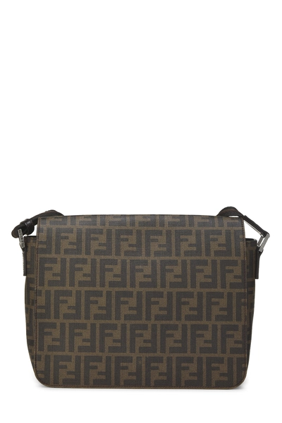 Fendi Brown Zucca Coated Canvas Messenger