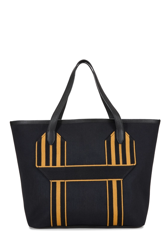 Black Canvas Pursangle Tote, , large image number 3