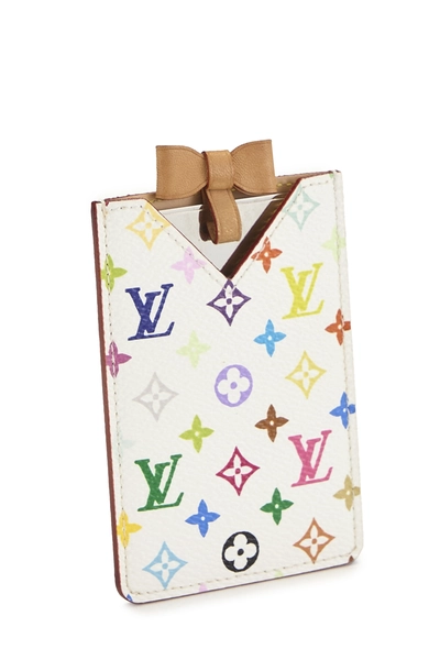 Takashi Murakami x Louis Vuitton White Monogram Multicolore Etui Miroir, , large