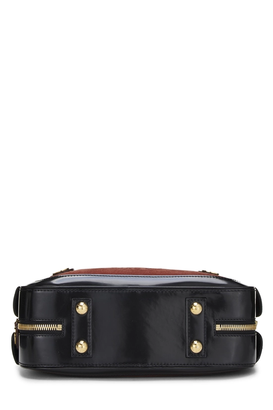 Burgundy Suede Stamp Bag PM, , large image number 4