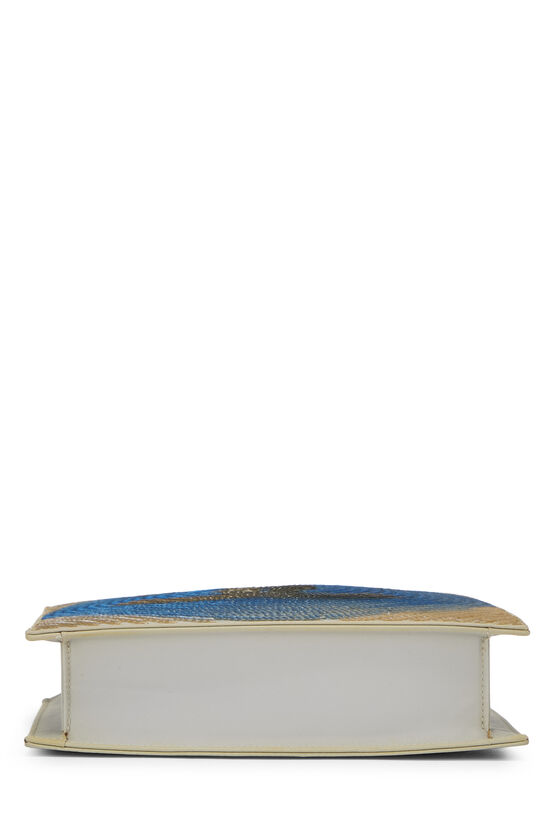 Multicolor Sequin & Grey Nylon 'CC' Shoulder Bag, , large image number 4