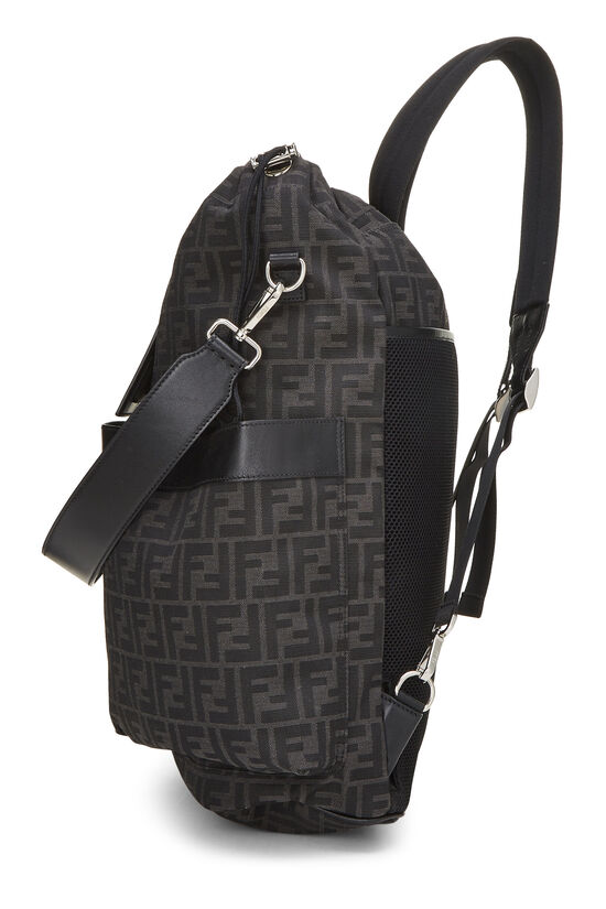 Black Zucca Double Pocket Backpack, , large image number 2