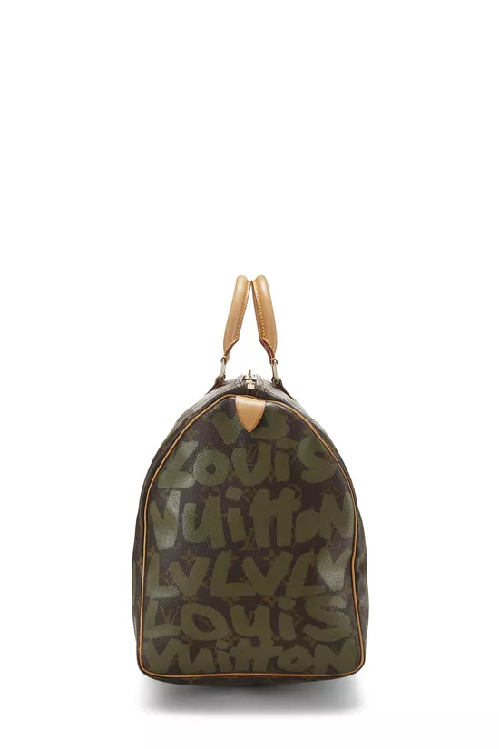 Pre-Owned Stephen Sprouse x Louis Vuitton Green Monogram Graffiti