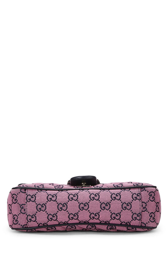 Pink Original GG Canvas Marmont Shoulder Bag Small, , large image number 4