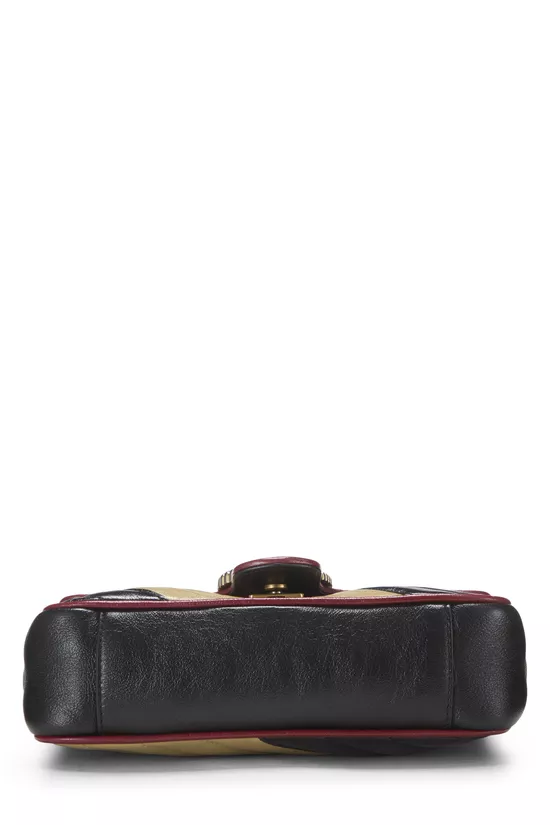 Multicolor Leather GG Marmont Shoulder Bag Mini, , large image number 4