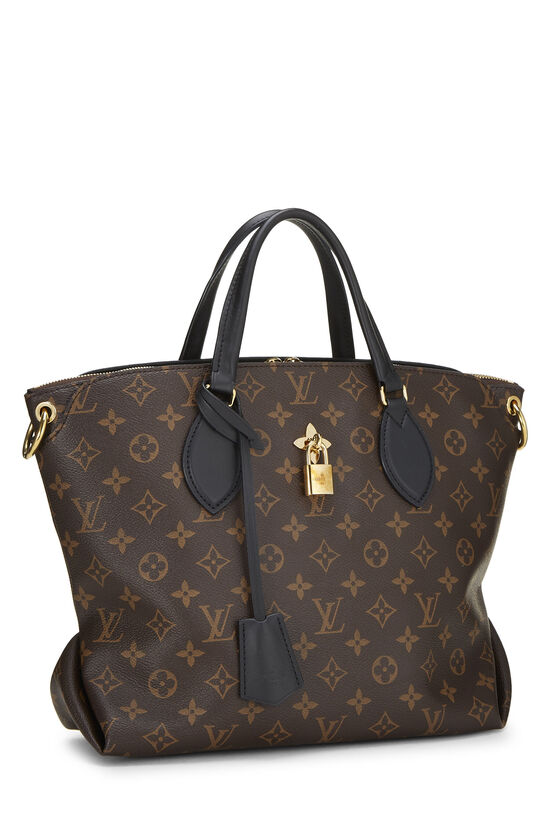 Louis Vuitton Black Monogram Flower Zip Tote MM QJB2FT1YKA007 | WGACA