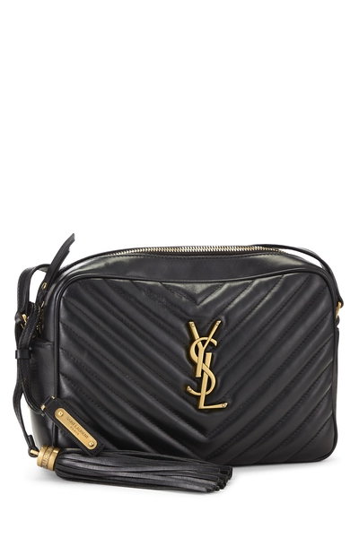 YSL Black Quilted Calfskin Lou Camera Bag — photo 2